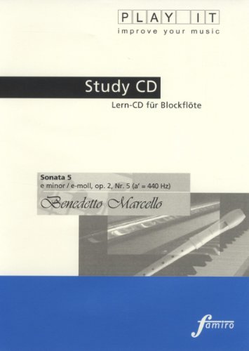 Study-CD Recorder - Sonata 5,e-moll,op. 2,Nr. 5 von Fmr Digital - Famiro Records (Media Arte)