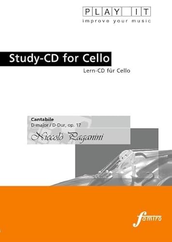 Study-CD for Cello - Cantabile,d-Dur,Op.17 von Fmr Digital - Famiro Records (Media Arte)