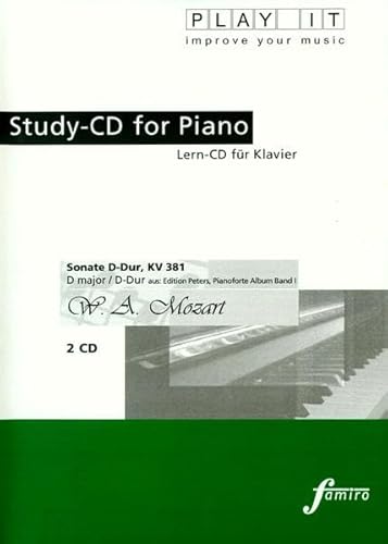 Study-CD for Piano - Sonate d-Dur,KV 381 von Fmr Digital - Famiro Records (Media Arte)