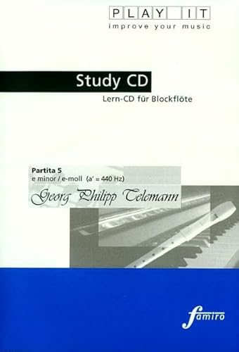 Study-CD for Recorder - Partita 5,e-moll von Fmr Digital - Famiro Records (Media Arte)