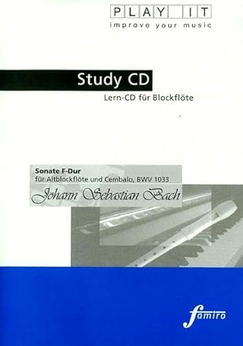 Study-CD for Recorder - Sonate F-Dur von Fmr Digital - Famiro Records (Media Arte)