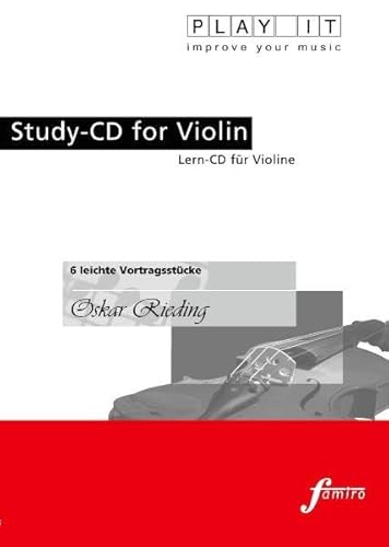 Study-CD for Violin - 6 Leichte Vortragsstücke von Fmr Digital - Famiro Records (Media Arte)