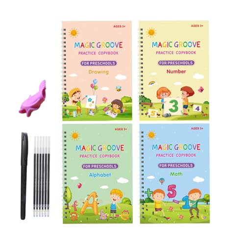 Nachlesebücher Für Kinder – Handschrift-Übungsbuch, Sensorische Schreibtafel | Magic Copybooks Für Kinder, Schreibübungen Für Kleinkinder, Vorschul-Arbeitsbuch Für Buchstaben, Zahlen, Zeichnen, Mathem Nachlesebücher Für Kinder – Handschrift-Übungsbuch, Sensorische Schreibtafel | Magic Copybooks Für Kinder, Schreibübungen Für Kleinkinder, Vorschul-Arbeitsbuch Für Buchstaben, Zahlen, Zeichnen, Mathem von Fmzrbnih