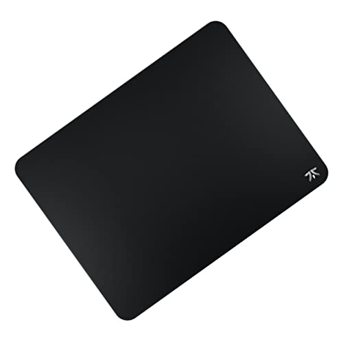 Fnatic Dash L Erweiterte Profi-Gaming-Mausmatte für E-Sports mit Genähten Rändern und Rutschfestem Gummiboden, Ebene Oberfläche (Größe L, Schwarz, Mischgewebe) - 487 x 372 x 3 mm von Fnatic