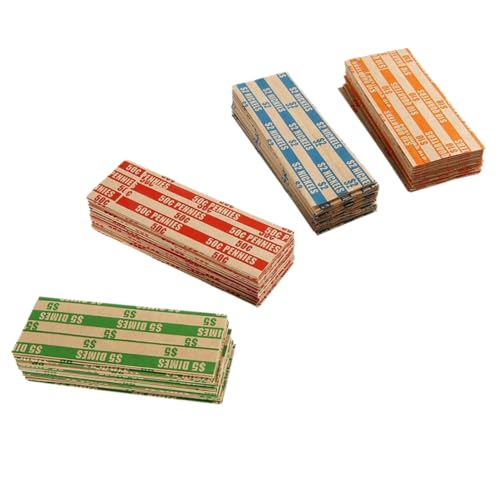 Fnfhsa 1000 Verschiedene Flache, Gestreifte Münzrollen - Pennies, Nickels, Dimes, Quarters Fnfhsa 1000 Verschiedene Flache, Gestreifte Münzrollen - Pennies, Nickels, Dimes, Quarters von Fnfhsa