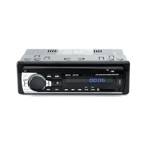 Fnfhsa 12-V-Auto-MP3-Player, 60 W X 4, Bluetooth-Audioradio, Multimedia-Autoradio-Player im Armaturenbrett, Unterstützt USB, TF, FM, AUX von Fnfhsa
