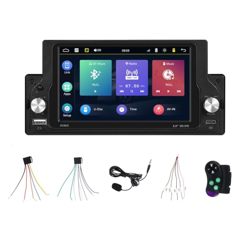 Fnfhsa 5,9 Autoradio 1Din Carplay Android Auto Multimedia Player Universelles Autoradio Bluetooth FM USB SWC EQ Spiegellink Fnfhsa 5,9 Autoradio 1Din Carplay Android Auto Multimedia Player Universelles Autoradio Bluetooth FM USB SWC EQ Spiegellink von Fnfhsa