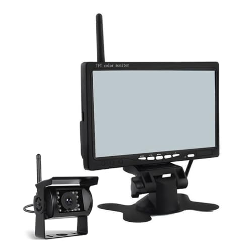 Fnfhsa 7-Kabellose Rückfahrkamera, TFT-LCD-Monitor, Nachtsicht, Rückfahrkamerasystem für Wohnmobil, Anhänger Fnfhsa 7-Kabellose Rückfahrkamera, TFT-LCD-Monitor, Nachtsicht, Rückfahrkamerasystem für Wohnmobil, Anhänger von Fnfhsa