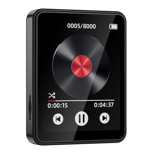 Fnfhsa Bluetooth-MP3-Player, 2,4-Touchscreen, HiFi-Musik-Player, Unterstützt 128G-Erweiterung, Integrierter Lautsprecher mit E-Book/Video Fnfhsa Bluetooth-MP3-Player, 2,4-Touchscreen, HiFi-Musik-Player, Unterstützt 128G-Erweiterung, Integrierter Lautsprecher mit E-Book/Video von Fnfhsa
