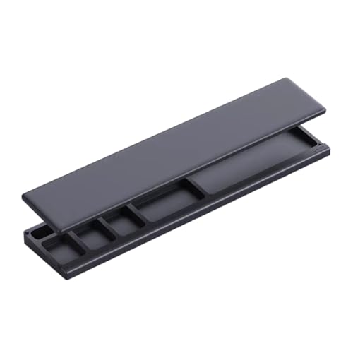 Fnfhsa Desktop-Aufbewahrungsbox, Mechanische Tastatur, Handgelenkauflage, Hand-/Maus-Handgelenkauflage, Handflächenstütze, Büro-Handgelenkstütze, Schwarz von Fnfhsa
