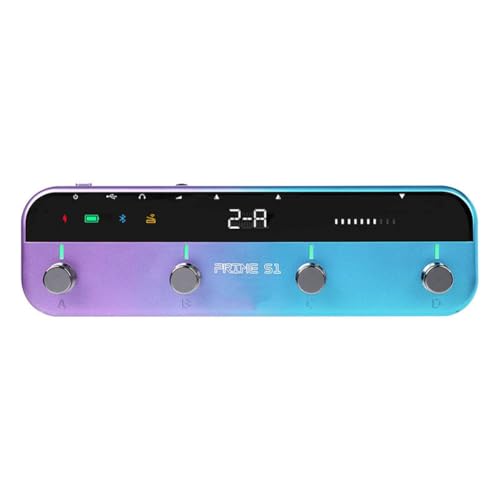 Fnfhsa Gitarrenpedal für PRIMES1 M1 Effektgeräte mit 149 Gitarreneffekten Drum Machine Tuner Unterstützung Bluetooth Integrierter B Fnfhsa Gitarrenpedal für PRIMES1 M1 Effektgeräte mit 149 Gitarreneffekten Drum Machine Tuner Unterstützung Bluetooth Integrierter B von Fnfhsa