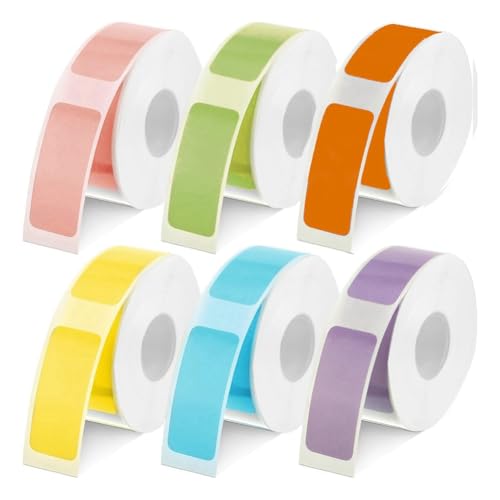 Fnfhsa Mini-Etikettendruckerpapier, Wasser- und Ölbeständig, Druckbares Etikett, Klebstofffrei, Kratzfester Klebebandaufkleber Fnfhsa Mini-Etikettendruckerpapier, Wasser- und Ölbeständig, Druckbares Etikett, Klebstofffrei, Kratzfester Klebebandaufkleber von Fnfhsa