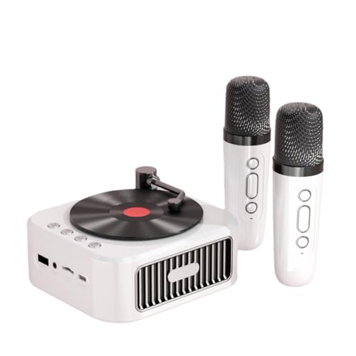 Fnfhsa Retro Bluetooth5.3-Lautsprecher mit 2 Mikrofonen im Stil Eines Phonographen Aus Dem 18. Jahrhundert, 360°-Stereo-Sound, Vinyl-Schallplatte A Fnfhsa Retro Bluetooth5.3-Lautsprecher mit 2 Mikrofonen im Stil Eines Phonographen Aus Dem 18. Jahrhundert, 360°-Stereo-Sound, Vinyl-Schallplatte A von Fnfhsa