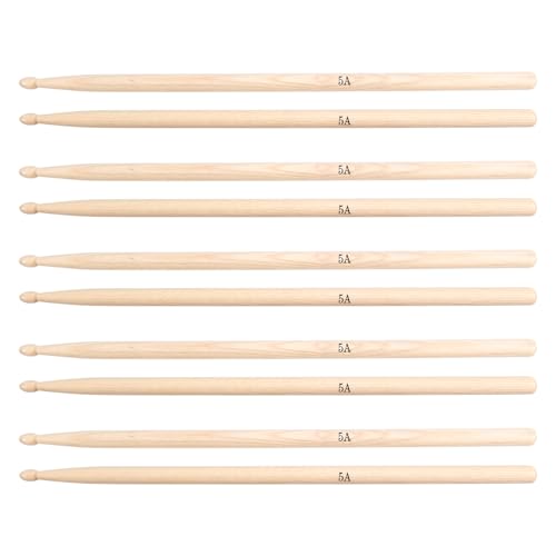 Fnfhsa Trommelstock 5A Jazz Drumstick Stick Jazz Drumstick Stick Practice Teaching Solid Wood Drum Stick Drum Stick For Kids Percussion Instruments Percussion Instruments von Fnfhsa
