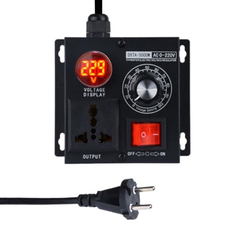 Fnfhsa Variabler Spannungsregler 5000W Geschwindigkeit Temperatur Licht Spannung Druckregler EU Stecker Fnfhsa Variabler Spannungsregler 5000W Geschwindigkeit Temperatur Licht Spannung Druckregler EU Stecker von Fnfhsa