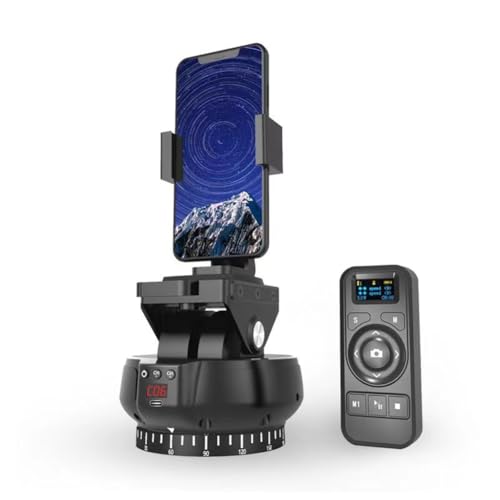 Fnfhsa YT-1200 Auto Motorisiertes Rotierendes Panorama-Ferngesteuertes Schwenk-Neigekopf-Video-Stativstabilisator mit Fernbedienung Fernsteuerungsentfernung Pan Tilt Videostativ für Smartphone-Kameras Fnfhsa YT-1200 Auto Motorisiertes Rotierendes Panorama-Ferngesteuertes Schwenk-Neigekopf-Video-Stativstabilisator mit Fernbedienung Fernsteuerungsentfernung Pan Tilt Videostativ für Smartphone-Kameras von Fnfhsa