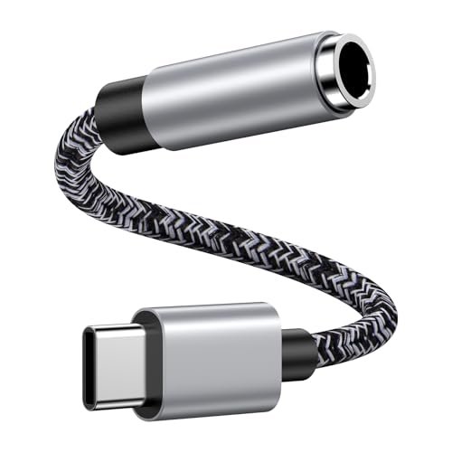 Adapter USB C Klinke 3,5 mm, Typ C auf AUX Adapter Kopfhörer Audio Klinkenstecker USB C Kopfhörer für Samsung Galaxy S25 Ultra S24 S23 FE S22 S21 A56 A55 5G A54 A53 A36 A35 A34 A25 A16, iPhone 16 15 Adapter USB C Klinke 3,5 mm, Typ C auf AUX Adapter Kopfhörer Audio Klinkenstecker USB C Kopfhörer für Samsung Galaxy S25 Ultra S24 S23 FE S22 S21 A56 A55 5G A54 A53 A36 A35 A34 A25 A16, iPhone 16 15 von FoBrown