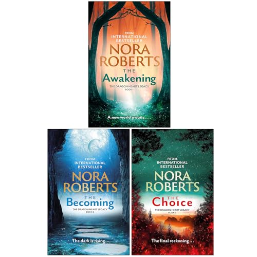 Foblit ltd The Dragon Heart Legacy Series 3 Books Collection Set by Nora Roberts (The Awakening, The Becoming & The Choice) von Foblit ltd