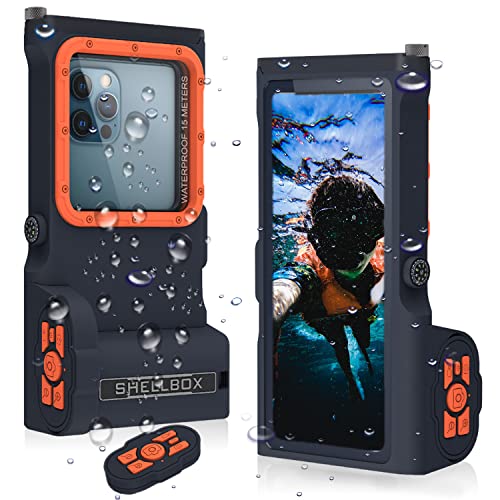 FocRelaxer wasserdichte Handyhülle für Tauchen mit Bluetooth Universal Unterwasser Wasserfeste Schutzhülle Schwimmen Handy Tauchhülle für iPhone 15 14 13 11 Samsung Huawei Google OnePlus Xiaomi LG von FocRelaxer