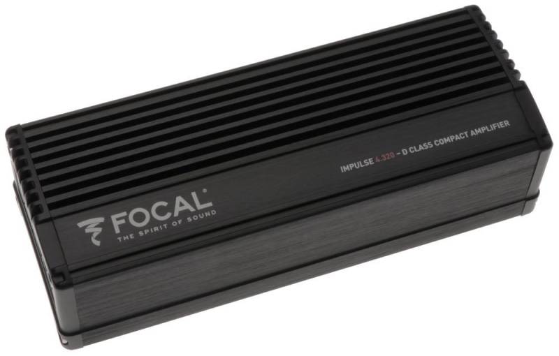 FOCAL Impuls 4.320 4-Kanal Verstärker 4 x 55 Watt RMS an 4 Ohm, Class D Verstärker (Anzahl Kanäle: 4) von Focal