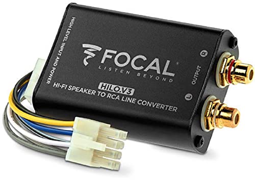 Focal HILOV3 Hi-Lo V3 Hoch-Bas Adapter mit Impedanz-SIM und Remoteausgang von Focal