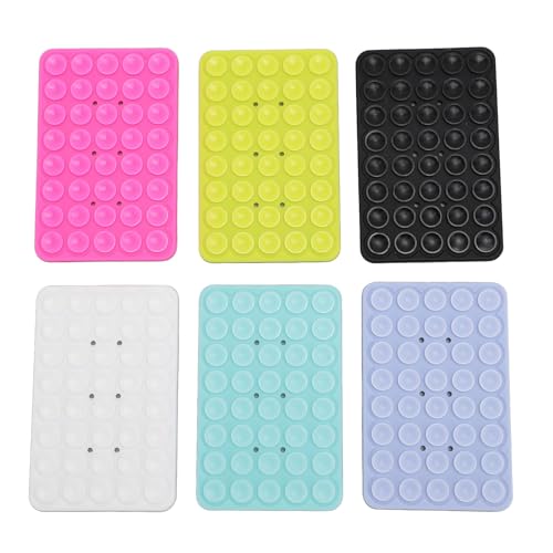 Focket 6pcs Silikonsaugung Telefon Hülle, Nicht Schlechter Multifunktionales Doppelseitiges Silikon -Saughülle, Saugbecher Telefonständer -Telefonhalter für Spiegel Duschkabinen Focket 6pcs Silikonsaugung Telefon Hülle, Nicht Schlechter Multifunktionales Doppelseitiges Silikon -Saughülle, Saugbecher Telefonständer -Telefonhalter für Spiegel Duschkabinen von Focket
