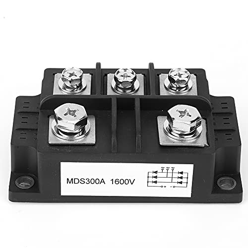 MDS 300A 1600V Gleichrichter Brücke 5 Klemmen 3 Phase AC zu DC High Power Rectifier Harz verpackt Gleichrichter Modul, Full Wave Diode Modul Heatsink Form für Automotive Home Appli von Focket