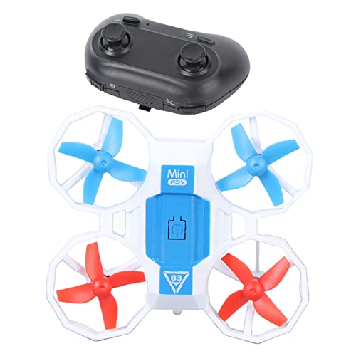 Mini-Drohne für Kinder, LED sprachgesteuertes Licht 4-Kanal-Fernsteuerung RC Mini-Drohne Propellerschutz RC Quadcopter mit 3D-Flips für Jungen und Mädchen, Anfänger (2 Batterie) von Focket
