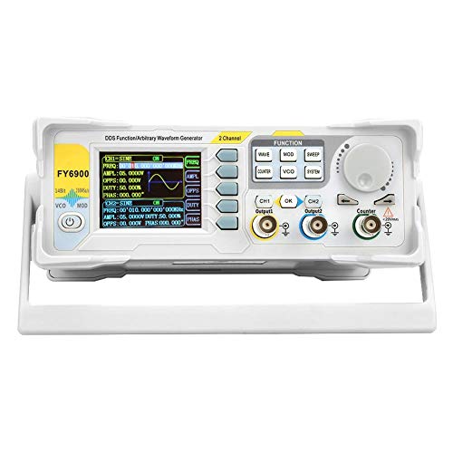 Signalgenerator, FY6900-60M 60 MHz 2,4 Zoll TFT DDS Digital Multifunktions Wellenform Frequenzzähler Pulsquellengeneratoren Modulation AM/PM/ASK/FSK/PSK(EU) von Focket