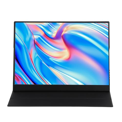 14 Zoll Tragbares Touchscreen, 2K -IPS -Display, Plugspiel, Integrierte Lautsprecher, HDR -Low Blue Light, Reisemonitor für Laptop -PC -Telefon für Home Online -Kurse von Fockety