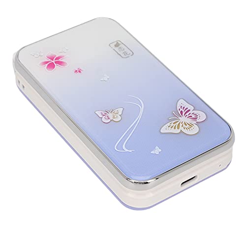 2G Entsperrtes Flip-Telefon für Senioren, 2,4-Zoll-Bildschirm Dual-SIM-Flip-Handy mit Großer Taste, 6800mAh Akku, SOS-Taste & Taschenlampe, Basis Funktion Handy für ältere Menschen (Lila) von Fockety
