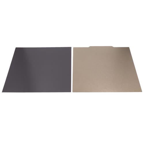 332 X 340 Mm Doppelseitige Strukturierte PEI Bauplatte für Raise3d Pro2 PRO 2 PLUS 3D Drucker. Flexibles Stahldruckbett mit Magnetischer Basis, Doppelseitiger PEI Platte und von Fockety