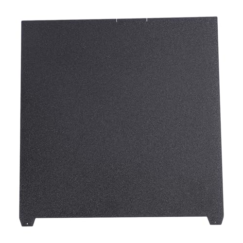 3D Drucker Bauplatte Ersatz für K2 Plus, 370 x 370mm Doppelseitige Textur PEI Platte, Magnetisches flexibles Heizbett für PLA, ABS, TPU von Fockety