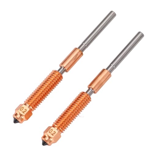 3D Druckerdüse, 2pcs Gehärtete Stahldüsen und CUCRZR 3D Drucker Hotend Düsenersatz für K1C 3D Drucker 0,2 Mm Schnell Twap Düsen Kit, Extruderdüsen mit Hochges 3D Druckerdüse, 2pcs Gehärtete Stahldüsen und CUCRZR 3D Drucker Hotend Düsenersatz für K1C 3D Drucker 0,2 Mm Schnell Twap Düsen Kit, Extruderdüsen mit Hochges von Fockety