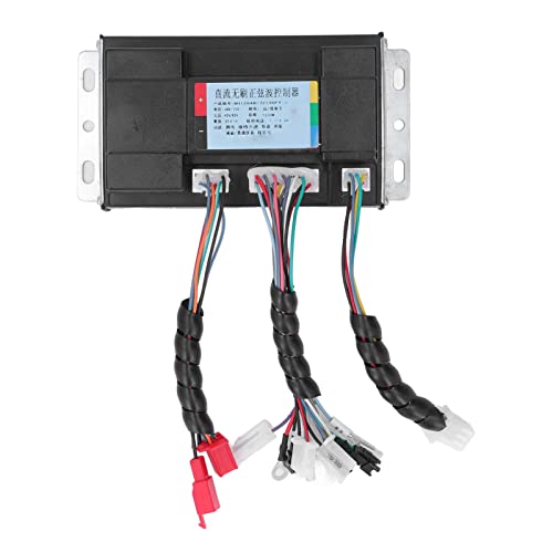 Brushless Controller, 1200W 48V bis 72V Sinusdrehzahlregler Interner Stromkreisschutz Aluminiumlegierungsgehäuse Bürstenloser Motorregler für Elektrofahrrad-Rollstuhl von Fockety