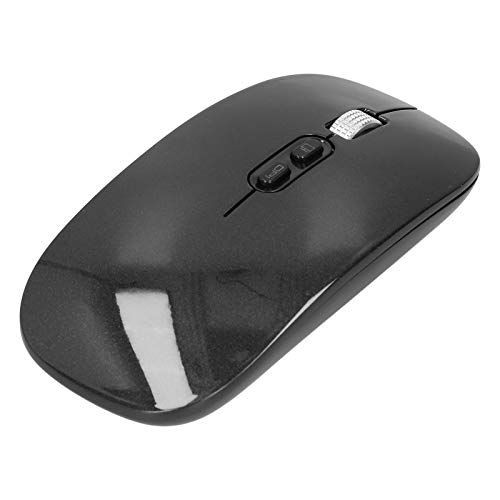 CUYT Gaming Mouse, Upport 2,4 GHz 3 Stufen DPI Wireless Mouse 3 Stufen Einstellbares modisches Erscheinungsbild für den Desktop für Notebooks(Black) von Fockety