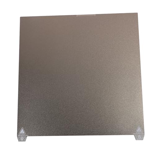 Doppelseitige texturierte PEI Bauplatte für K2 Plus, 370x370mm 3D-Drucker Bauplatte, hohe Temperaturbeständigkeit bis zu 300℃ 3D-Drucker PEI Blatt beheizte Bett Plattform Matte von Fockety