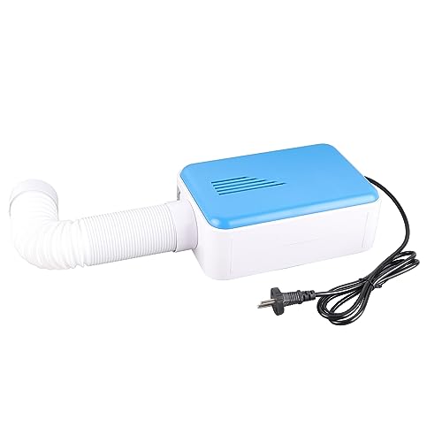 Elektrischer Schuhtrockner, 600W ABS Multifunktionaler Wäschetrockner Statische Trocknung für Haustiere (Blau EU-Rundstecker) von Fockety