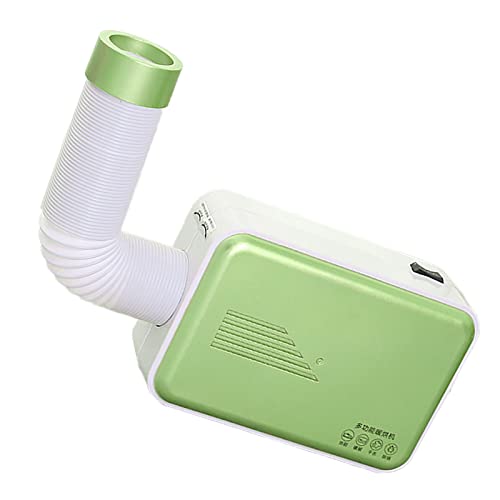 Elektrischer Schuhtrockner, 600W ABS Multifunktionaler Wäschetrockner Statische Trocknung für Haustiere (Matcha-Grün EU-Rundstecker) von Fockety