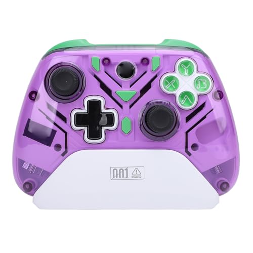 Fockety Gamecontroller, Bluetooth-Controller, Gaming-Controller, Switch-Controller, PC-Controller, Pro-Controller, Kompatibel mit Switch, für Android, OS X, Steam Deck, (Purple) von Fockety