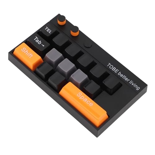 Fockety Mechanische Tastatur-Ornamente, Leuchtende Display-Gaming-Tastatur, Mechanische Ornamente, Langlebig, Robust, Einfach zu Verwendende Dekoration mit Zahlenaufklebern für das Büro Fockety Mechanische Tastatur-Ornamente, Leuchtende Display-Gaming-Tastatur, Mechanische Ornamente, Langlebig, Robust, Einfach zu Verwendende Dekoration mit Zahlenaufklebern für das Büro von Fockety