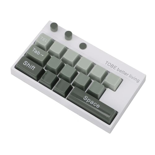 Fockety Mechanische Tastatur-Ornamente, Leuchtende Display-Gaming-Tastatur, Mechanische Ornamente, Langlebig, Robust, Einfach zu Verwendende Dekoration mit Zahlenaufklebern für das Büro Fockety Mechanische Tastatur-Ornamente, Leuchtende Display-Gaming-Tastatur, Mechanische Ornamente, Langlebig, Robust, Einfach zu Verwendende Dekoration mit Zahlenaufklebern für das Büro von Fockety