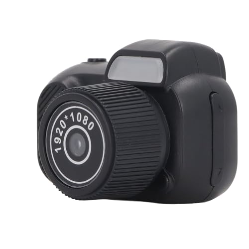 Fockety MiniDaumenkamera, 1080P HD 2MP Tragbare Digitale Videokamera, Micro-MiniDV-DVR-Kamera-Camcorder mit Farbbildschirm, Handschlaufe, 100 Minuten Akkulaufzeit für Kinder von Fockety