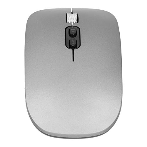 Gaming Mouse, Upport 2,4 GHz 3 Stufen DPI Wireless Mouse 3 Stufen Einstellbares modisches Erscheinungsbild für den Desktop für Notebooks(Dark Gray) von Fockety