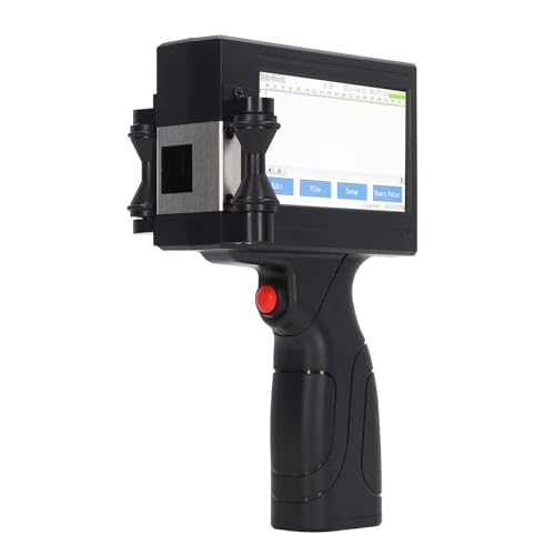 Hand-Tintenstrahldrucker, Tragbarer Intelligenter Handdrucker mit LED-Touchscreen, Schnell Trocknend, 12,7 Mm, für Text-QR-Code/Barcode/Chargennummer/Etikett/Bild/Datumsdrucker Hand-Tintenstrahldrucker, Tragbarer Intelligenter Handdrucker mit LED-Touchscreen, Schnell Trocknend, 12,7 Mm, für Text-QR-Code/Barcode/Chargennummer/Etikett/Bild/Datumsdrucker von Fockety
