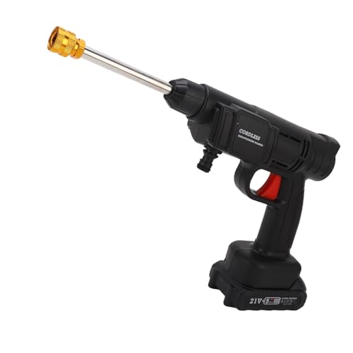 Hochdruckreiniger, 600W 350 PSI Cordless Electric Pressure Washer mit Schlauch, 1500mAh Batterie, Portable Powerful Washing Kit für Home Car Fence Floor Cleaning & Bewässerung Hochdruckreiniger, 600W 350 PSI Cordless Electric Pressure Washer mit Schlauch, 1500mAh Batterie, Portable Powerful Washing Kit für Home Car Fence Floor Cleaning & Bewässerung von Fockety