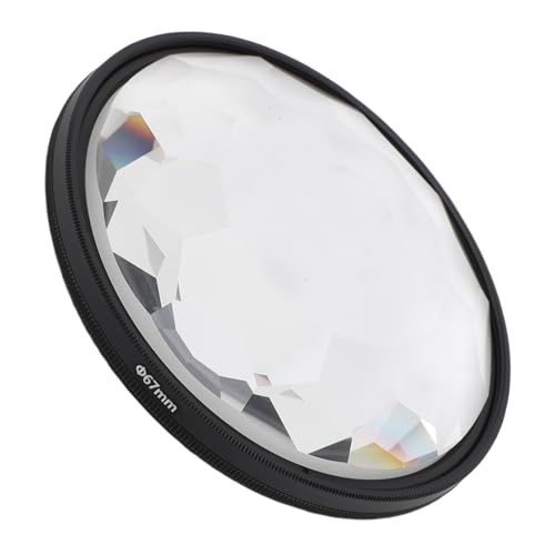 Kaleidoskop-Filter, Kaleidoskop-Glasprisma-Objektivfilter Kompatibel mit DSLR- und spiegellosen Kameras, Kamera-Effekt-Filter Fraktal-Fotografie für wiederholte Motive (67 mm) von Fockety