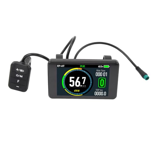 LCD Display für Elektrofahrräder, T8 Farbdisplay, 24 V, 36 V, 48 V, 52 V, 60 V, 72 V, wasserdicht, LCD Display für E Bike Tachometer, Kilometerzähler, Ersatzteil LCD Display für Elektrofahrräder, T8 Farbdisplay, 24 V, 36 V, 48 V, 52 V, 60 V, 72 V, wasserdicht, LCD Display für E Bike Tachometer, Kilometerzähler, Ersatzteil von Fockety