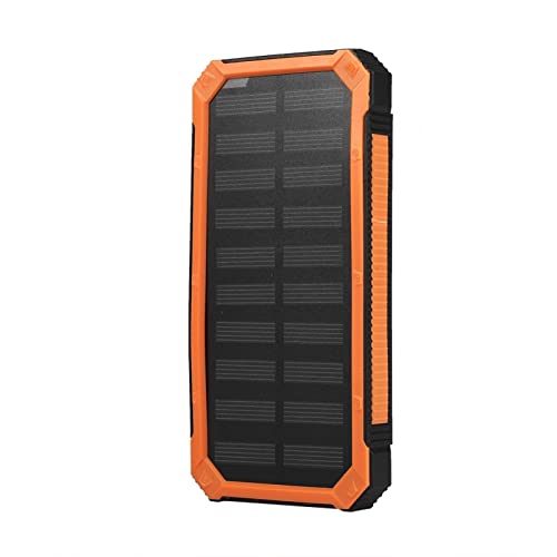 Mobile Power Bank, Dual USB 20000mAh Kleines Ladegerät Powerbank für Sportreisen(Orange) von Fockety