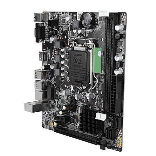 Motherboard, LGA 1155 DDR3 Support 8G Computer ATX Motherboard, VGA HDMI USB3.0 SATA Mainboard für B75 von Fockety
